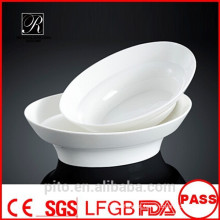 P &amp; T fábrica de cerâmica, sopas de porcelana sopa oval, tigelas sopa branca,